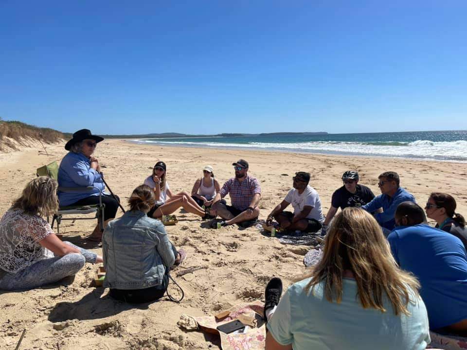 WELCOME TO COUNTRY - TREAD LIGHTLY WALKING TOUR WITH YUIN ELDER & LUNCH AT THE PICKLED OCTOPUS RESTAURANT TUROSS HEAD