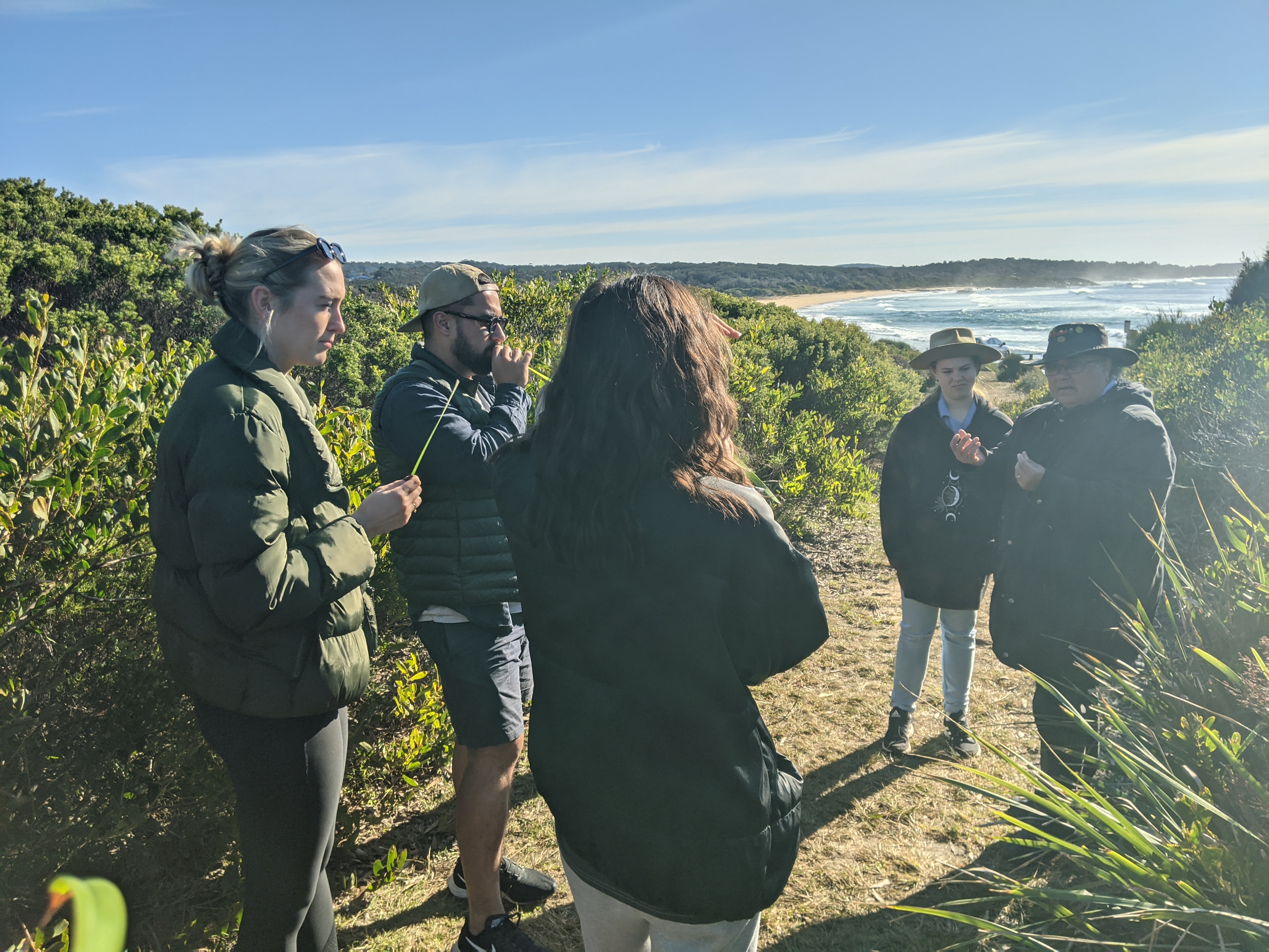 WELCOME TO COUNTRY - BUSH TUCKER & BUSH MEDICINE CULTURAL WALK WITH YUIN KNOWLEDGE HOLDER  FOLLOWED BY LUNCH AT THE PICKLED OCTOPUS RESTAURANT TUROSS HEAD
