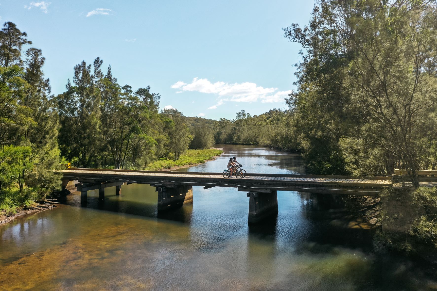 SELF GUIDED E-BIKE TOUR - PEDAL TO PRODUCE SERIES - WAGONGA WILDERNESS LOOP- 4 Hour E-Bike Hire with local produce picnic