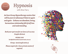 Alice Terry Hypnotherapy Group and 1:1 Sessions