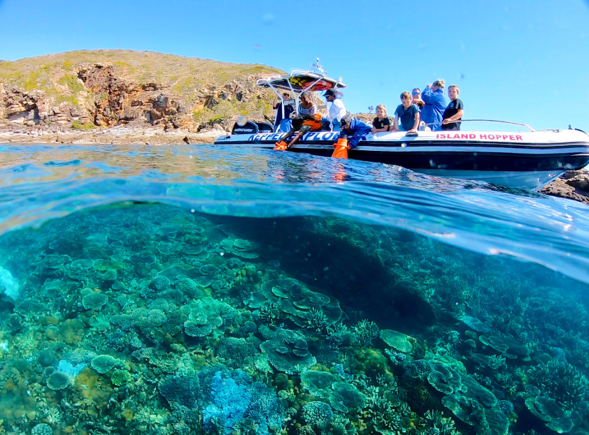 Great Keppel Island Hopper (5-IN-1) Cruise: Islands, Beaches, Reef, Snorkel and Lunch