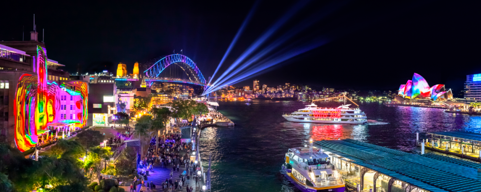 Vivid Sightseeing Cruise (Manly Boatshed Fairlight)