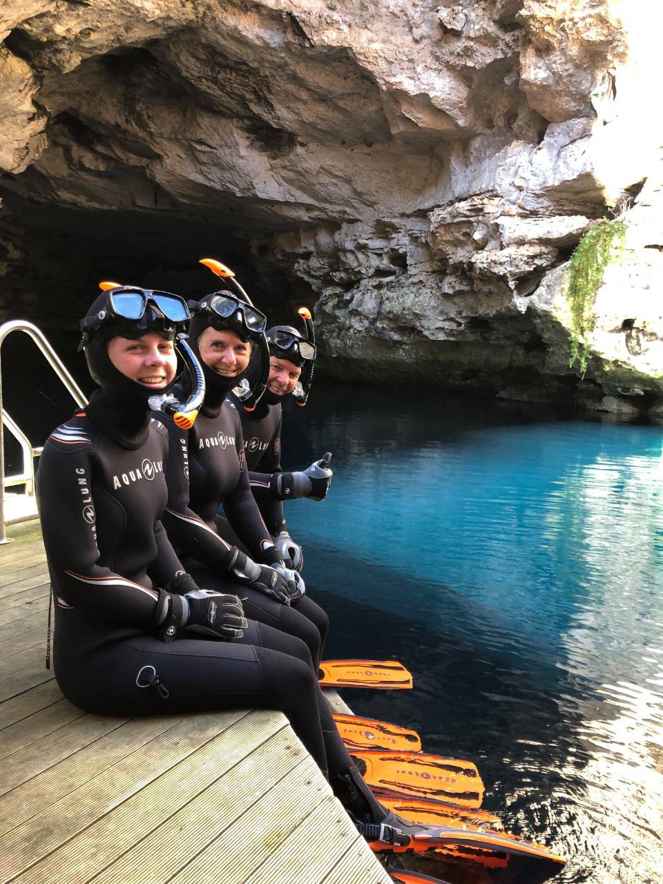 Snorkelling at the Sinkhole