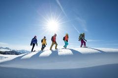 SNOWSHOEING ON TOP OF THE WORLD AT SUNSHINE VILLAGE