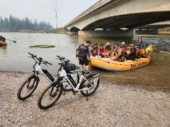 RAFT & RIDE CANMORE RAFTING & eBIKE COMBO TOUR