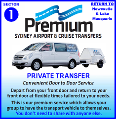 Private Transfer  FROM  Sydney - Door to Door Service - Sector (1)