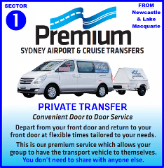 Private Transfer  TO  Sydney - Door to Door Service - Sector (1)