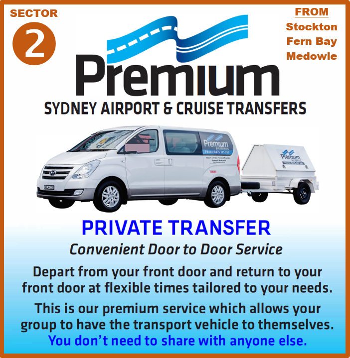 Private Transfer  TO  Sydney - Door to Door Service - Sector (2)