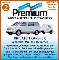 Private Transfer  FROM  Sydney - Door to Door Service - Sector (2)