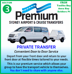 Private Transfer  TO  Sydney - Door to Door Service - Sector (3)