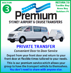 Private Transfer  FROM  Sydney - Door to Door Service - Sector (3)