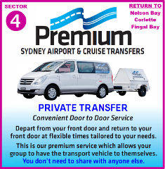 Private Transfer  FROM  Sydney - Door to Door Service - Sector (4)