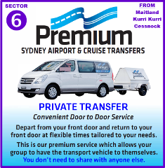 Private Transfer  TO  Sydney - Door to Door Service - Sector (6)