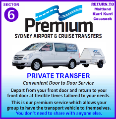 Private Transfer  FROM  Sydney - Door to Door Service - Sector (6)
