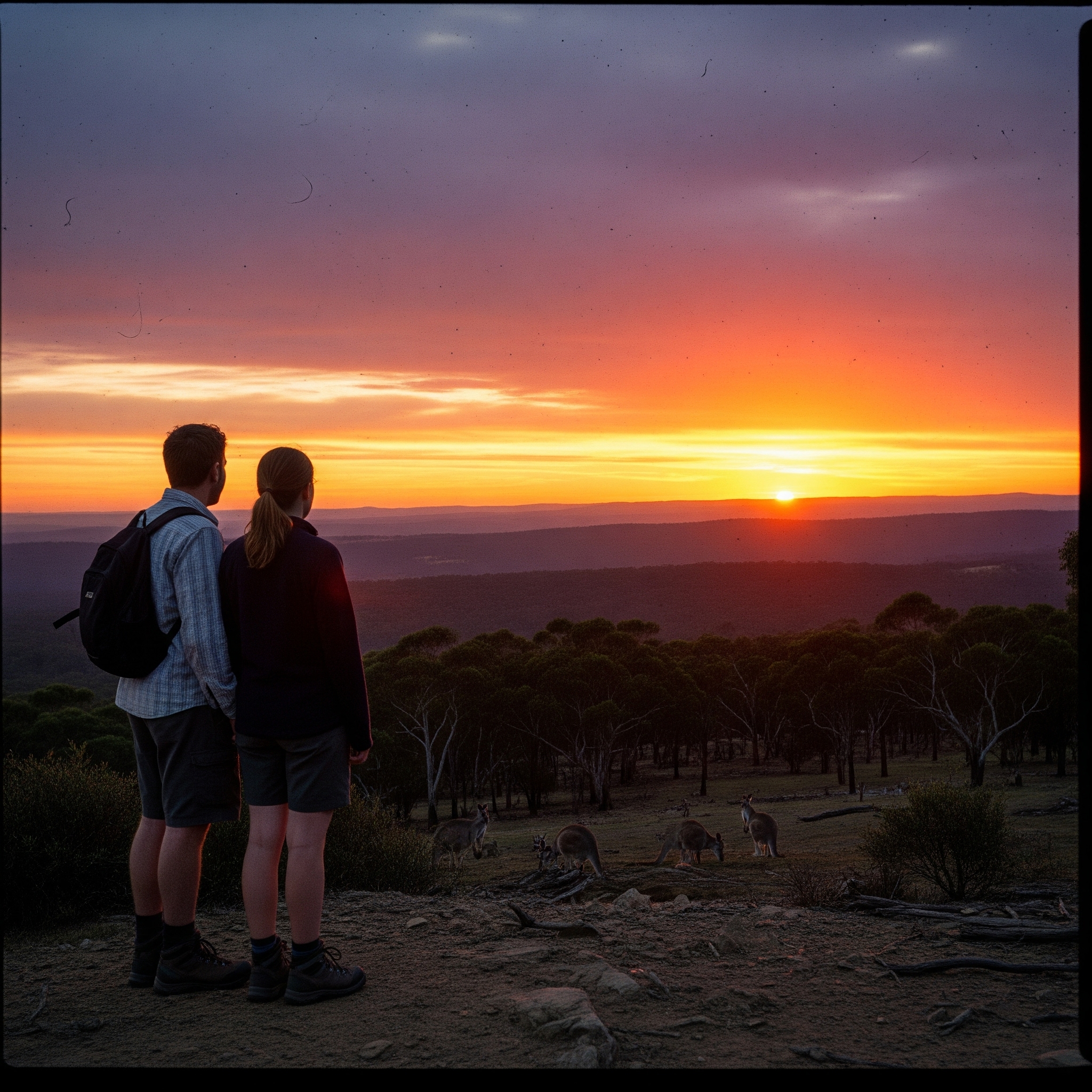 Wildlife Nature hike with Kangaroos and Sunset Champagne Picnic!