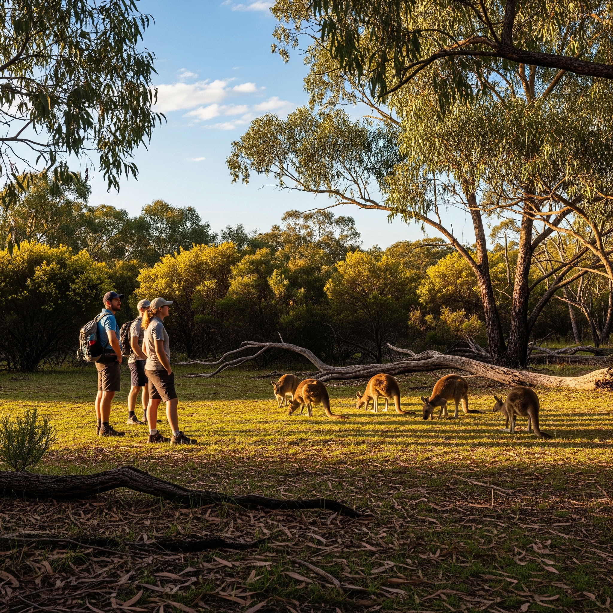 Wildlife Nature hike with Kangaroos and Sunset Champagne Picnic!