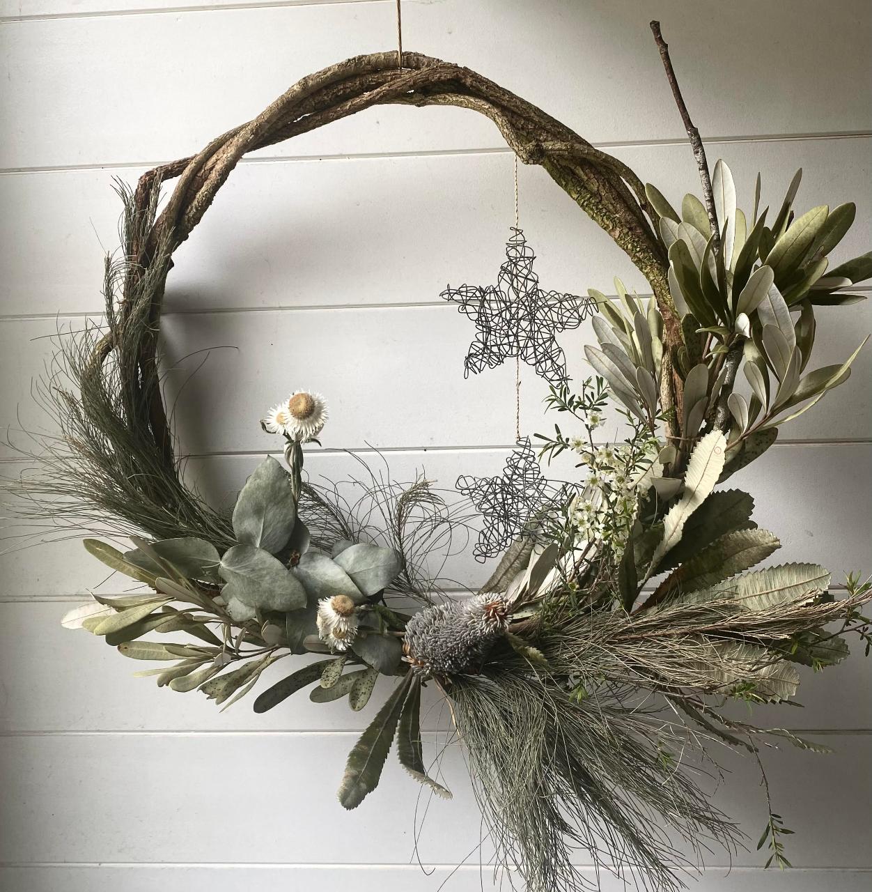 Christmas Wreath Making with Brooke Munro Sunday 7th December