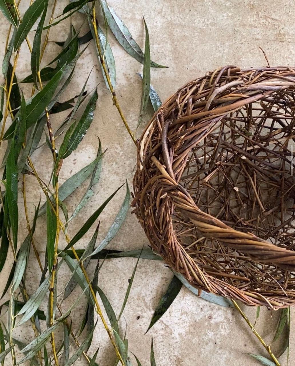 Easter Basket with handle - Random Weaving with Brooke Munro, Saturday 9 April 
