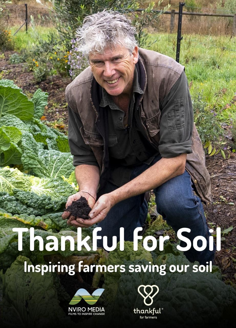 In Conversation - Thankful for Soil Film Screening with Suzannah Cowley and Farmer Q&A Thursday 21 March