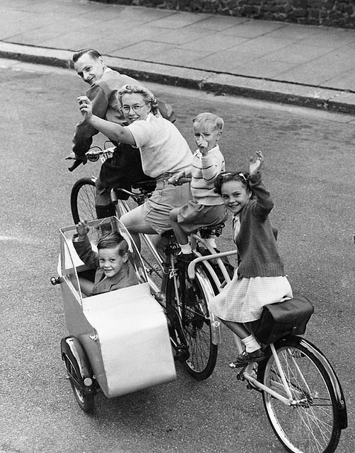 Family bike tour