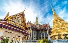 Bangkok Grand Palace, Wat Pho, Wat Arun & Boat Trip (Half-Day Tour)