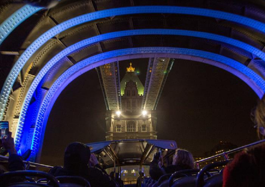 London by Night Open Top Bus Tour