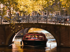 Amsterdam 2 In 1: Walking Tour & Classic Boat Cruise