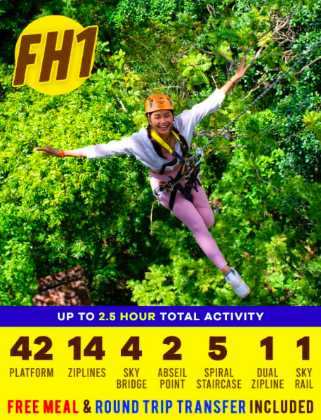 FH1 - Zipline Adventure at Hanuman World