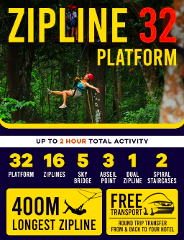 Zipline 32 Platforms at Hanuman World