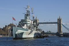 3 hour Westminster Sights Tour & Go On-Board HMS Belfast