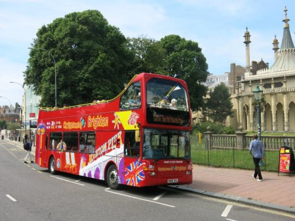 Day Trip by Rail to Brighton & Hop-on Hop-off Bus Tour