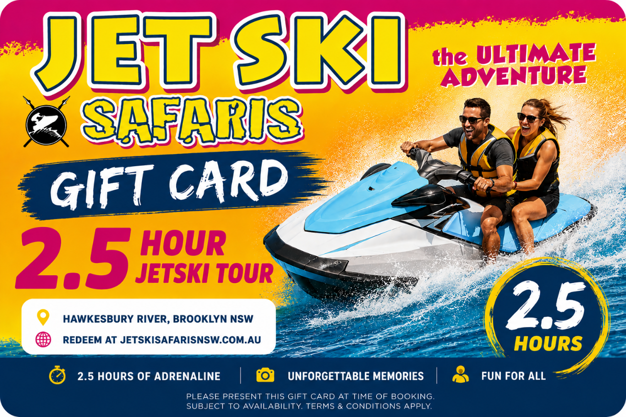 2.5 Hour Jet Ski Tour Gift Card