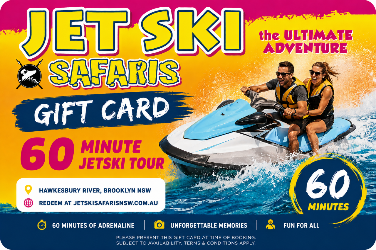 1 Hour Jet Ski Tour - Gift Card