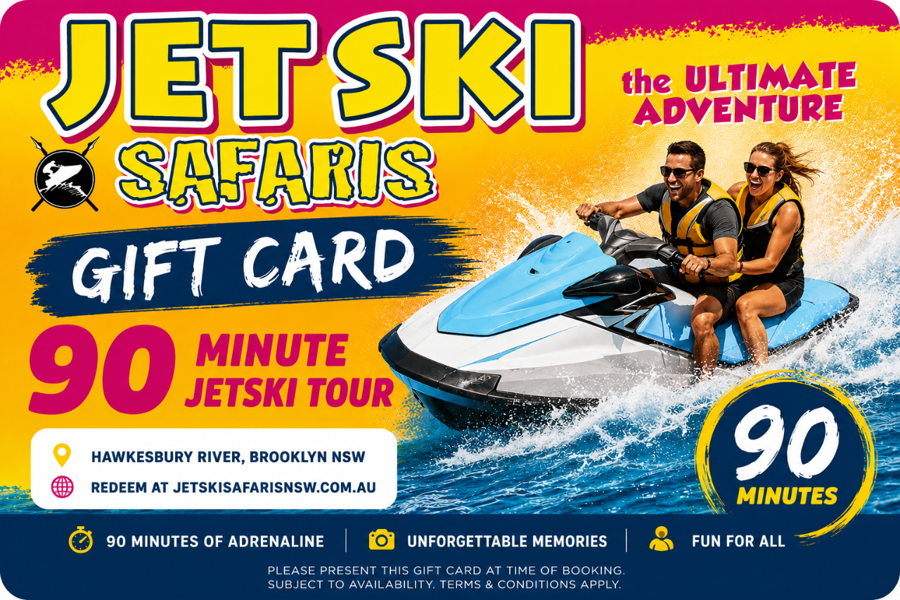 1.5 Hour Jet Ski Tour - Gift Card