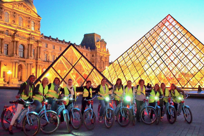 Paris Night Bike + Boat Tour