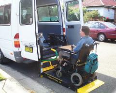 Wheelchair accessible vehicle charter