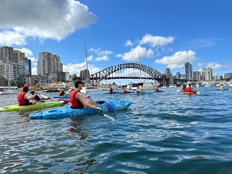 Accessible Sydney Harbour kayaking