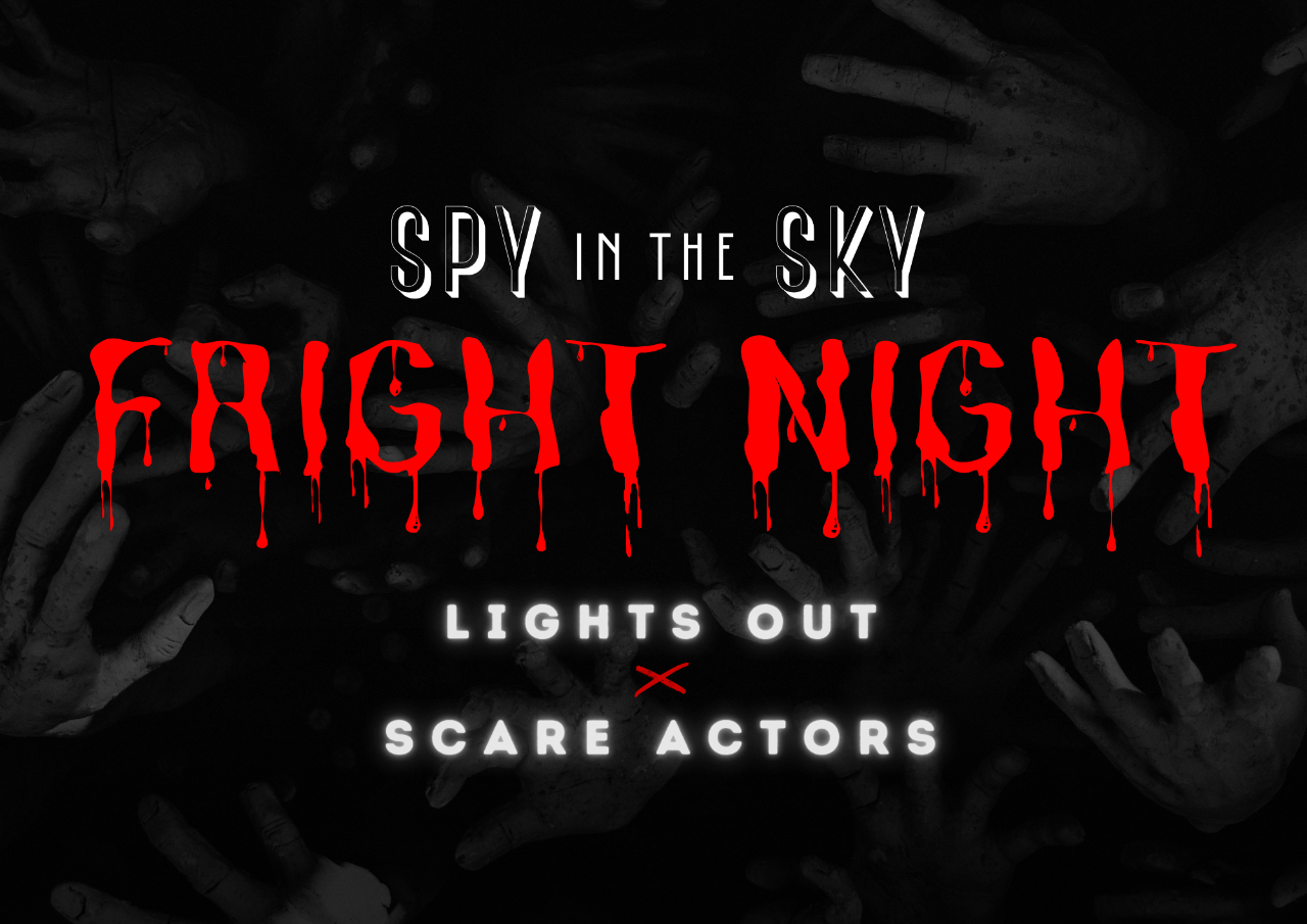 Spy in the Sky - Lights Out and Scare Actors!