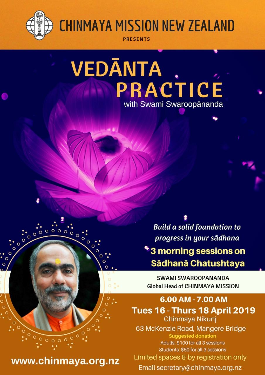 3 Morning Sessions of Vedanta Practice