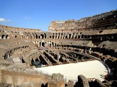 The Undergrounds and Rooftop floor of the Colosseum Guided Tour