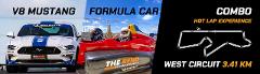 Formula Car Hot Laps and V8 Mustang Drive Combo