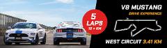 Drive Experience V8 Mustang - 5 Laps (15+ km) - Gift Voucher (1 year)