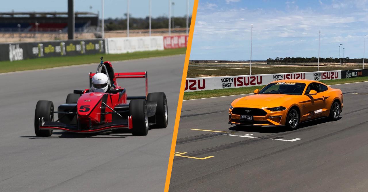 Formula 3 Hot Laps and V8 Mustang Drive Combo