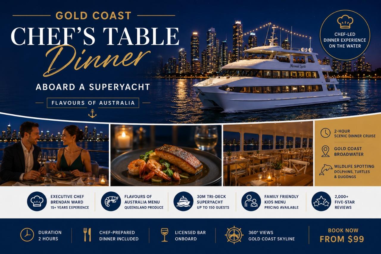 Gold Coast: Chef's Table Dinner – Flavours of Australia (Get Your Guide)