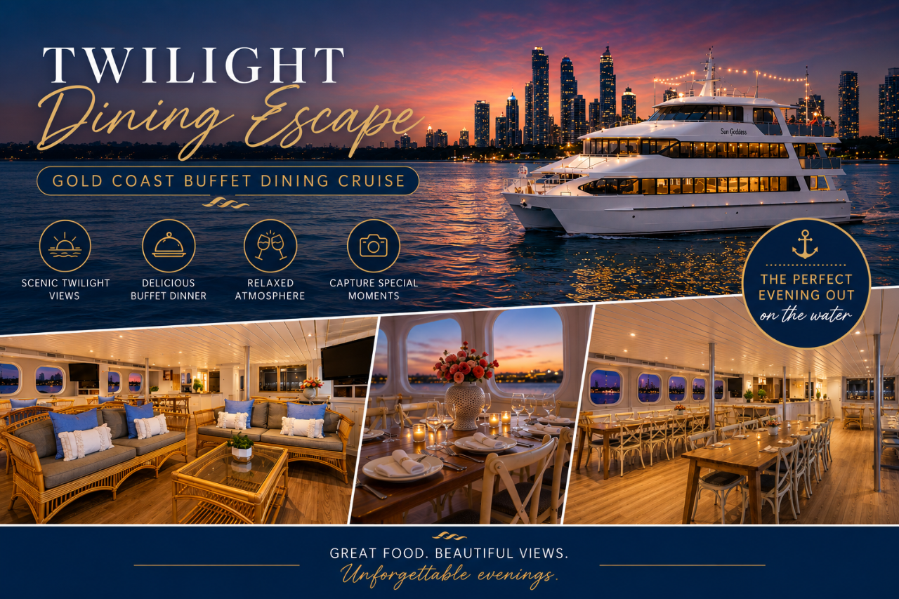 Broadwater Twilight Dining - Gold Coast Buffet Dinner Cruise