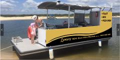BROADWATER - Half Day: 8 Person Luxury Pizza/BBQ Pontoon Boat - With Toilet