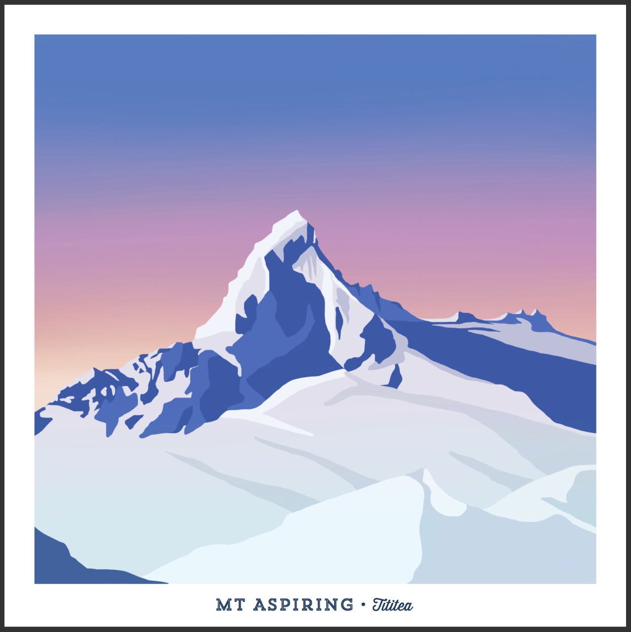Mt Aspiring Fine Art Print