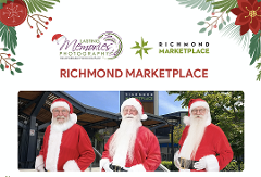 December Santa Photo's at Richmond Marketplace 2024