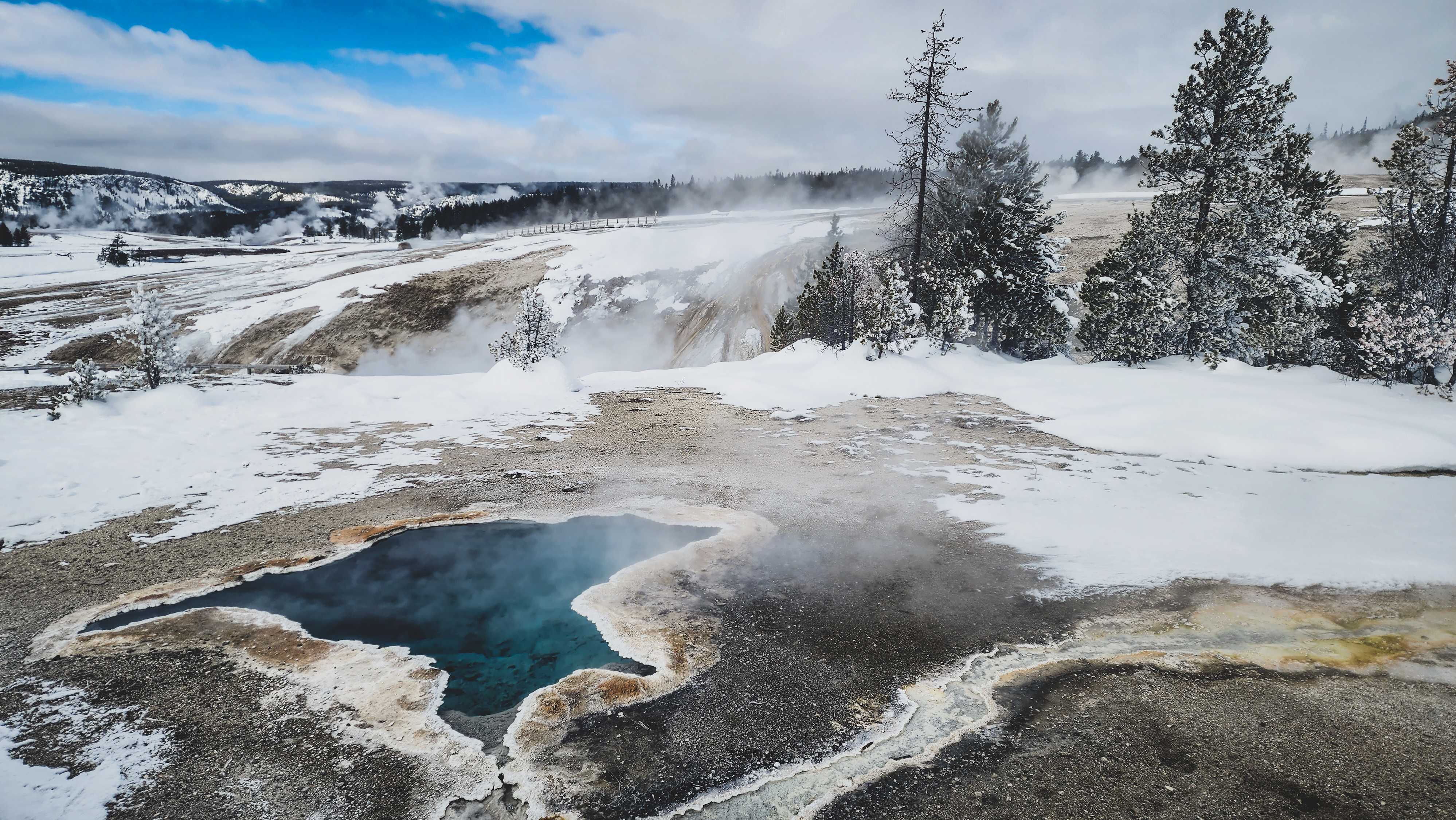 6-Day Yellowstone National Park Winter Wonderland Lodging Tour from Bozeman | Max 13 Small Group