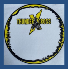 Thundercross Round Sticker